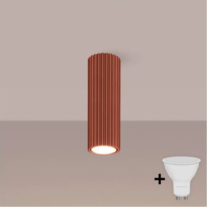 BRILAGI - Spot LED CRESTO 1xGU10/10W/230V 20 cm portocaliu