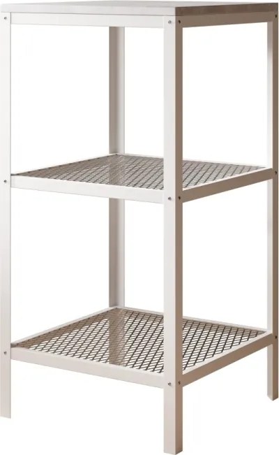 Raft metalic pentru carti, 40x80x40 cm, Rolin 2, ADRK Furniture (Culoare: Negru / Negru)