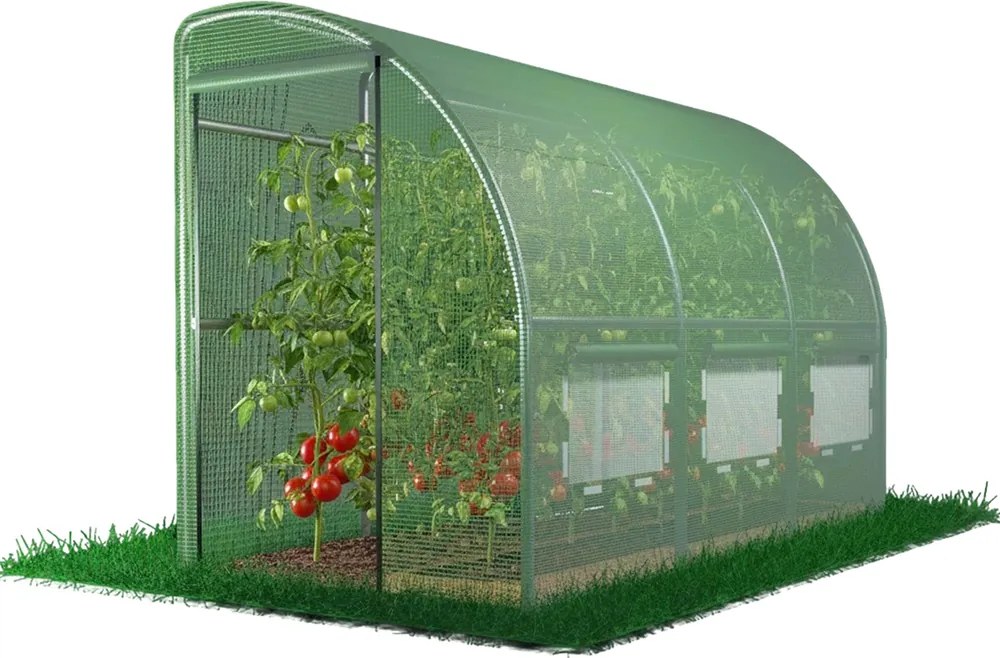 Solar de grădină 4 x 1,5 x 2 m - jumătate