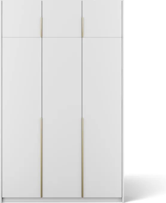 Dulap Bregma III Hinged with Top Extension – 148x58x250 cm – Alb – Bregma III Hinged Dulap with Top Extension – Varianta 1