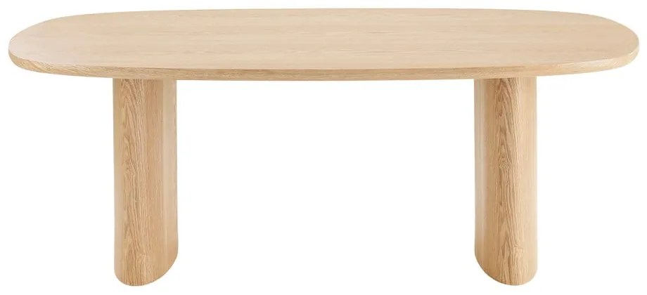 Masă de dining cu aspect de lemn de frasin 110x210 cm Serra – House Nordic