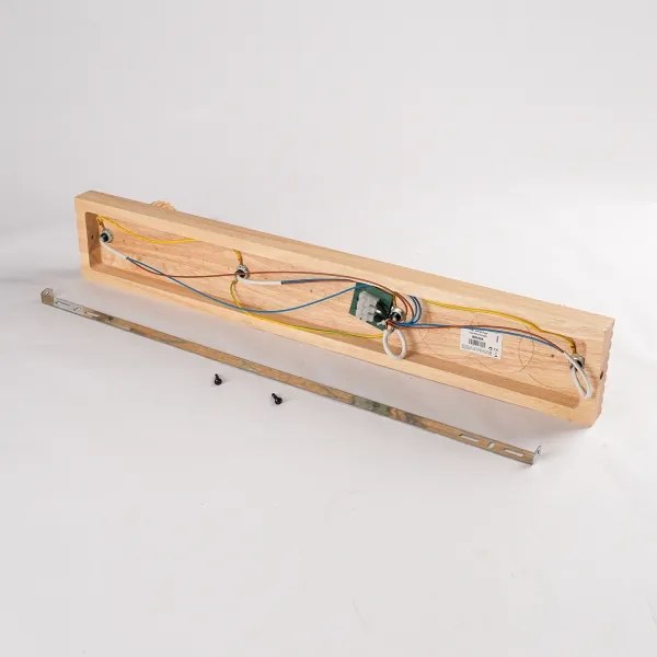 Brilagi - Plafonieră cu spoturi HYGGE, 4xE14/15W/230V, lemn de cauciuc/fumuriu