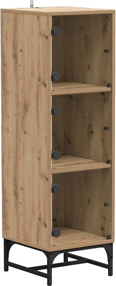 vidaXL Bufet Stejar Artizanal 35 x 37 x 117 cm