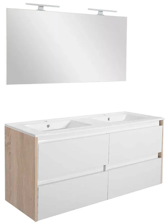 Porto Prime 120 complet stejar sonoma alb