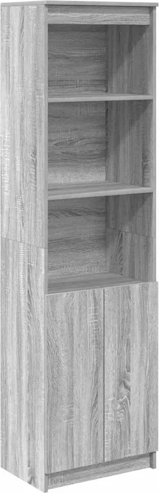 vidaXL Dulapuri gri Sonoma 50x35x180 cm din lemn prelucrat