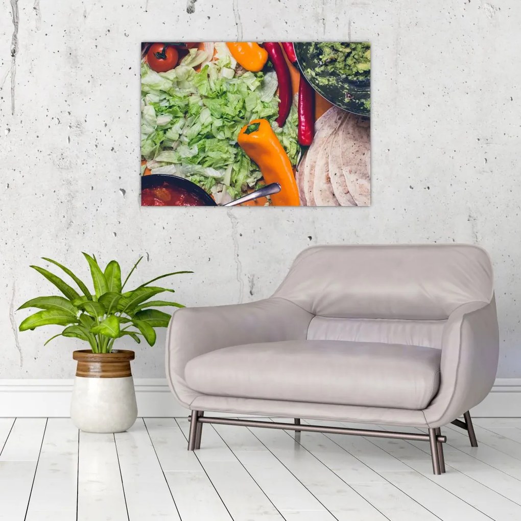 Tablou cu legume (70x50 cm)