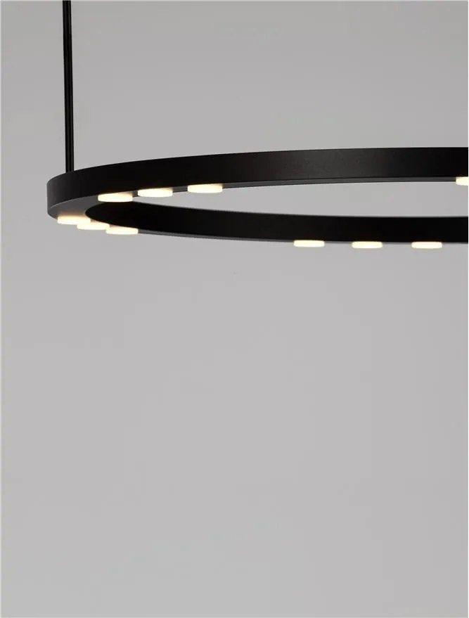 Lustra suspendata LED design circular LUNETTE 60cm NVL-9030925