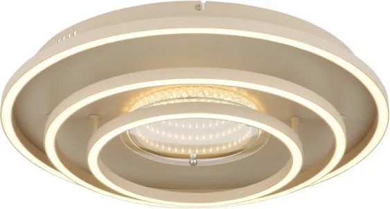 Globo 48564-40S - Plafonieră LED LAWANDA LED/40W/230V, diam. 51 cm, bej