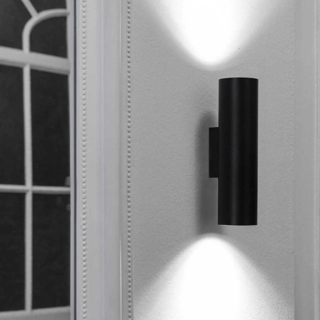 Aplica perete ambientala design modern STAN 2L neagra