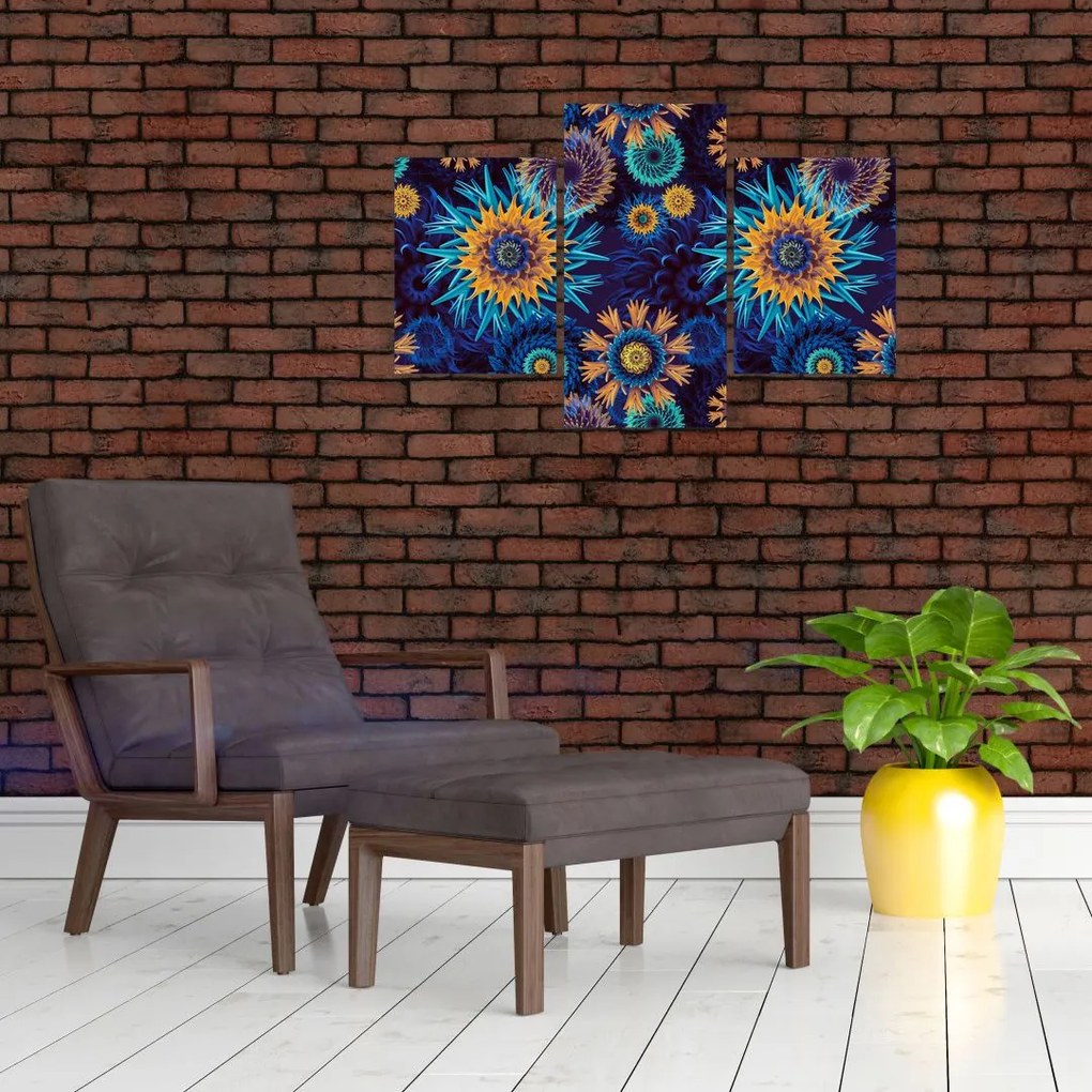 Tablou - 3D flori (90x60 cm)