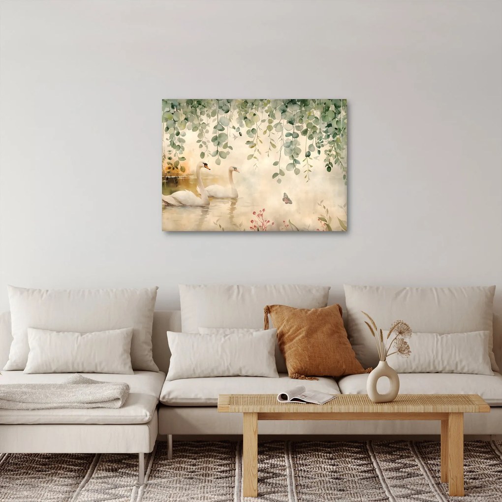 Tablou - Lac, acvariu (70x50 cm)