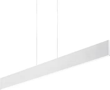 Suspensie Ideal Lux Desk SP1, max 23W LED, 102.5x20/120cm, alb