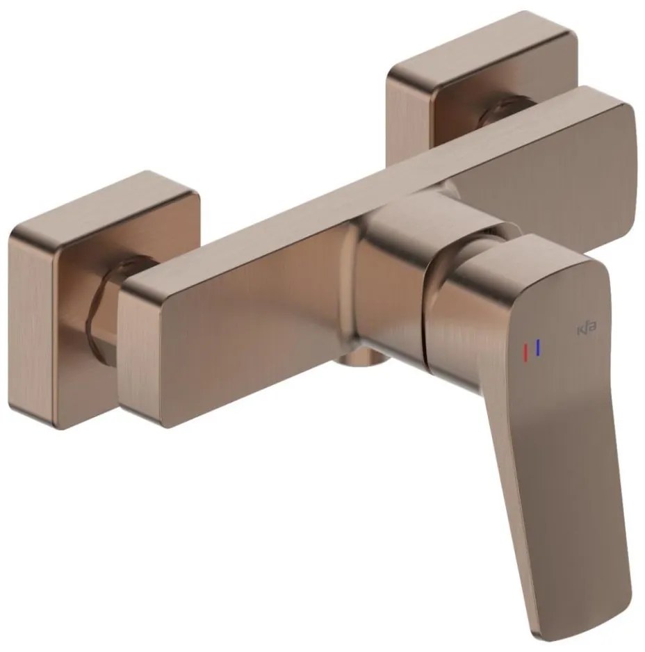 KFA Armatura 4526-010-34 - Baterie de duș MALAGA aur roz