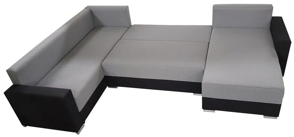 Supermobel Set canapea în formă de U GERD, 314x90x217, berlin 02/madryt 1100