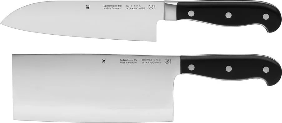 Set cuțit și satâr pentru carne din oțel inoxidabil WMF Spitzenklasse