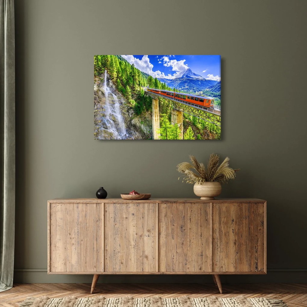 Tablou - Matterhorn, Zermatt, Valais, Elveția (90x60 cm)
