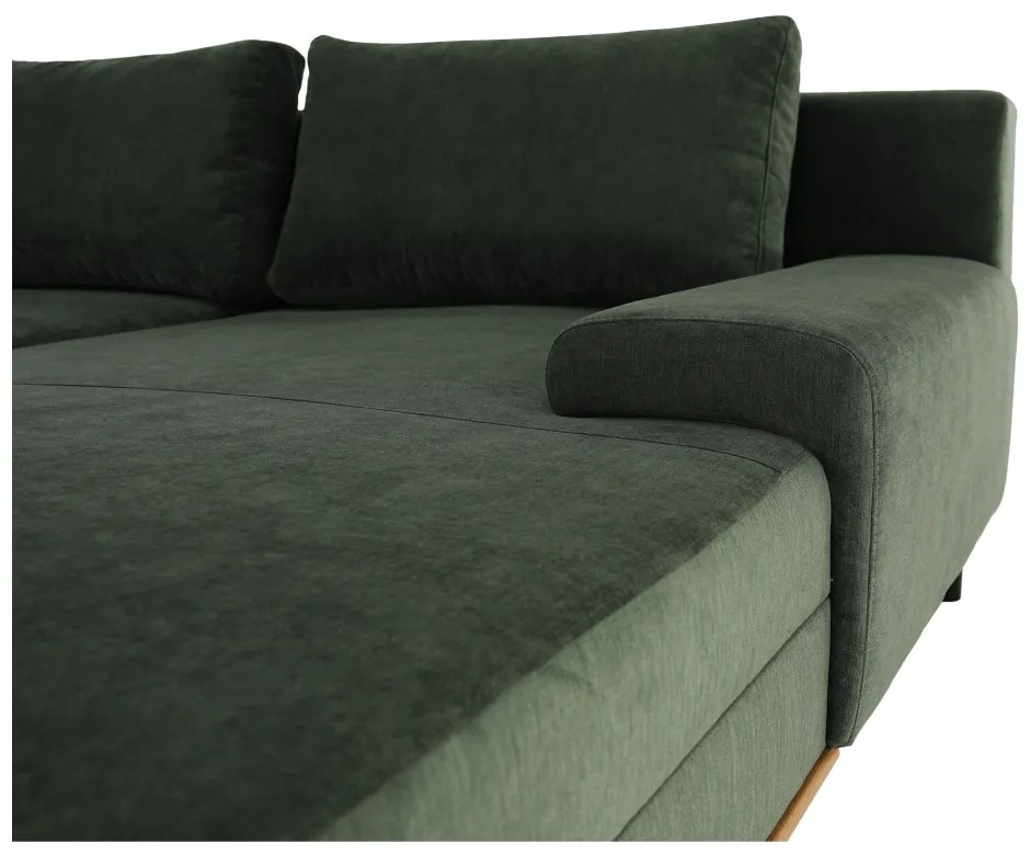 Canapea, verde, model dreapta, SELBY