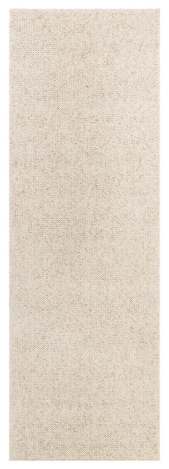 Covor tip traversă crem lavabil 80x240 cm Rocco Cream – Elle Decoration
