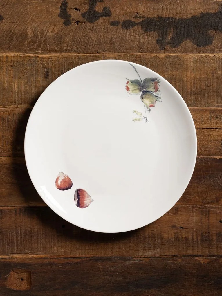 Set 4 farfurii fructe de toamna, D28 cm, Carouge