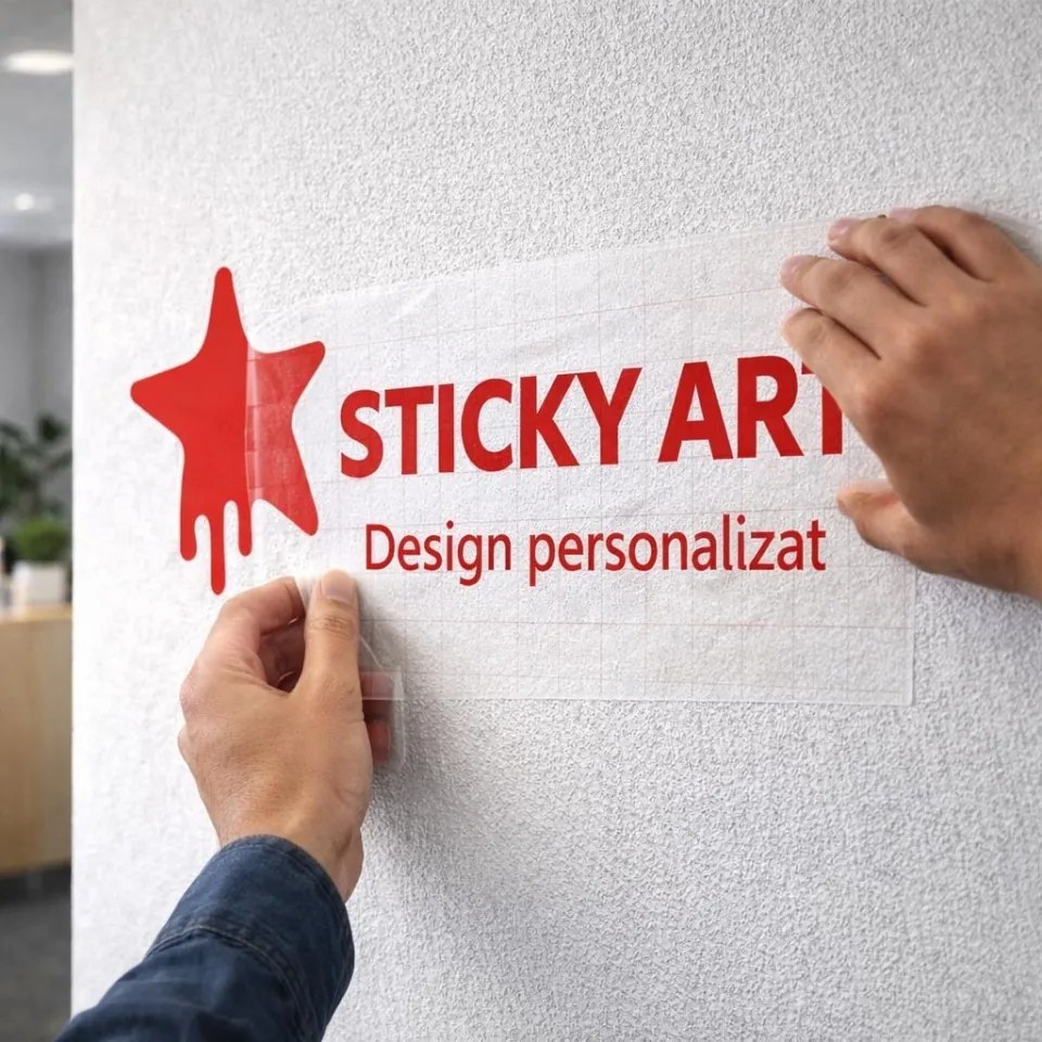 Personalizare sticker perete decupare