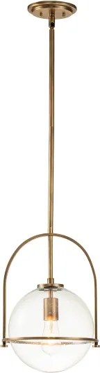 Quintiesse QN-SOMERSET-P-C-HB - Lustră cu tijă SOMERSET, 1x E27/60W/230V, culoare bronz