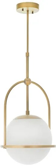 Endon 90844 - Lustră pe tijă ONTARIO 1xE27/10W/230V alamă