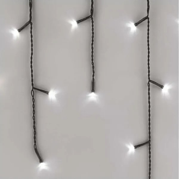 Ghirlandă LED pentru exterior, 600 LED, 8 moduri, 15 m, IP44, alb rece