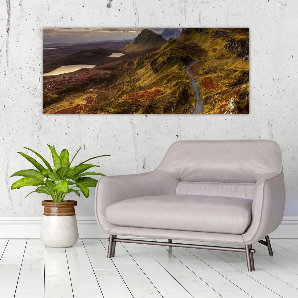 Tablou cu munții din Scoția (120x50 cm)