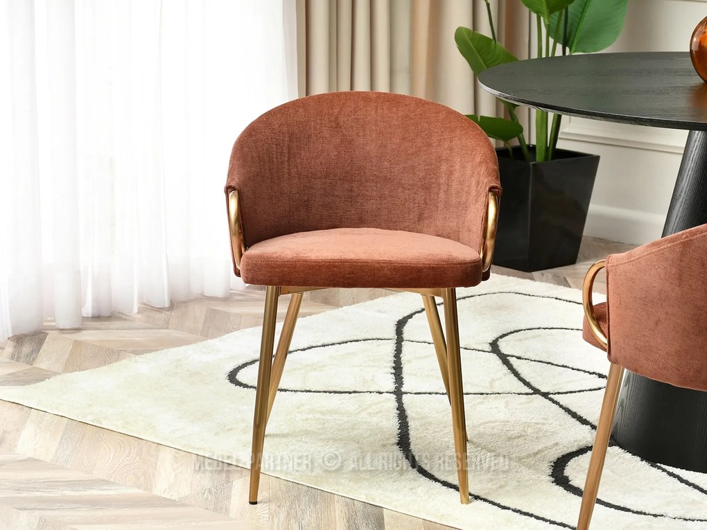 Scaun Carma K (cupru + auriu). Promo -8%. 1110999