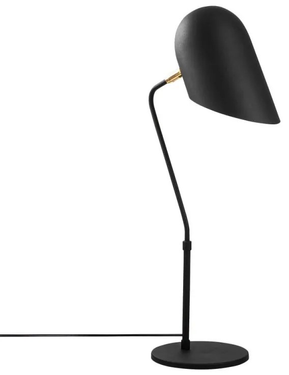 Lampa de birou Elefant 892OPV1122, 62x30 cm, Cadru metalic, Negru/Auriu