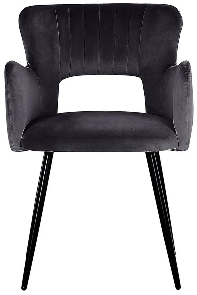 Set 2 buc scaune de sufragerie Shelba (negru) . 1075767