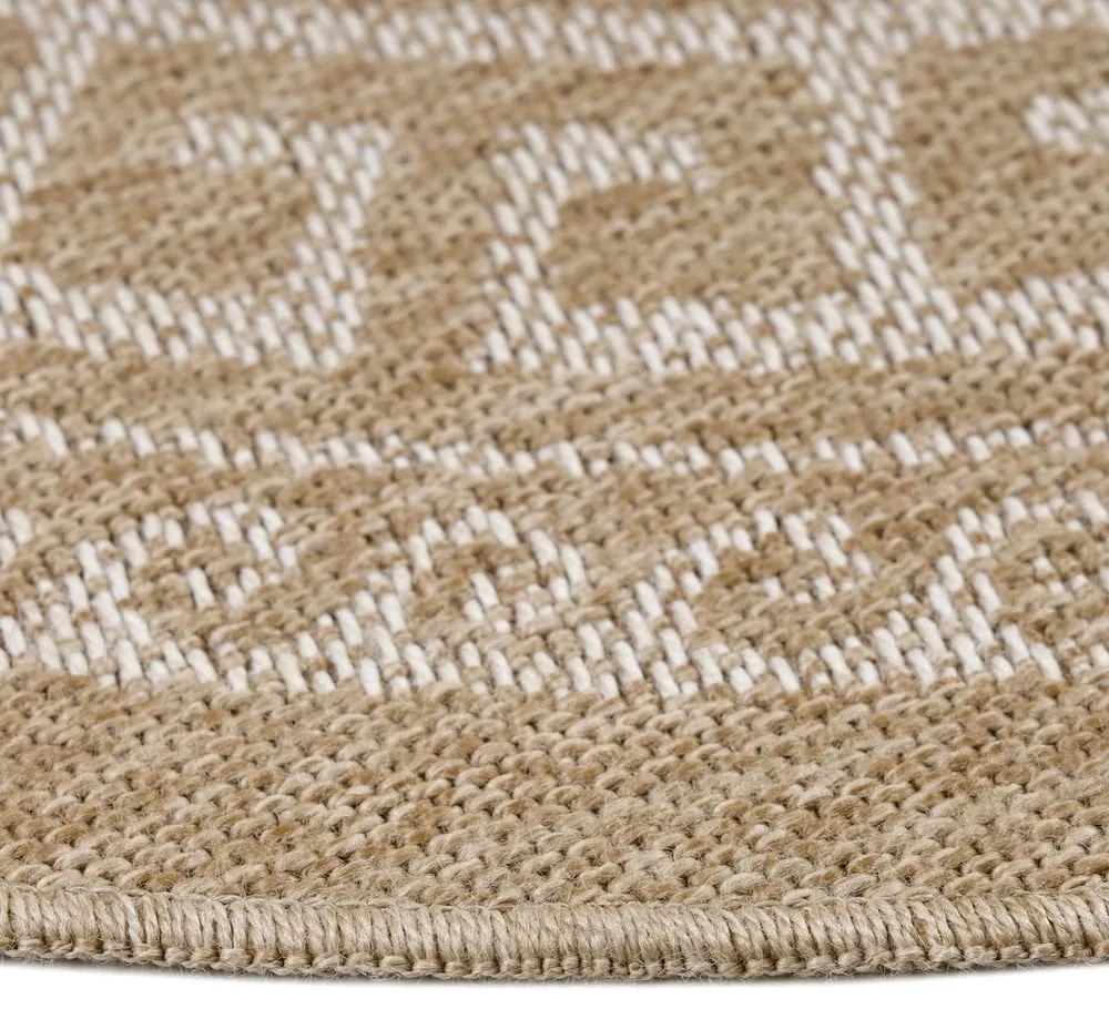 Covor de exterior bej rotund ø 80 cm Comilla – Ayyildiz Carpets