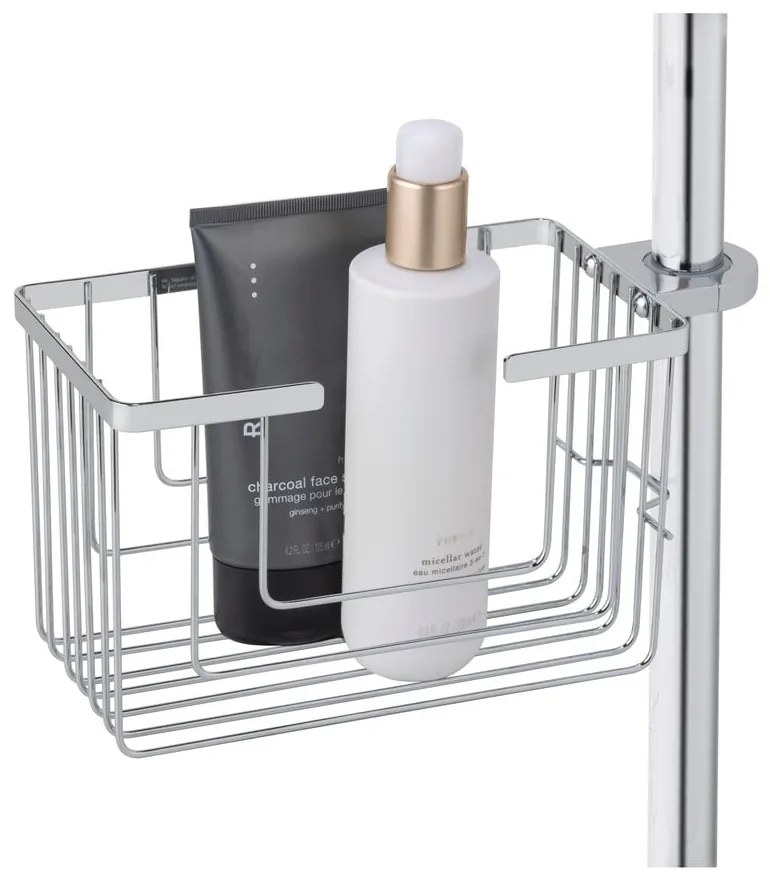 Raft pentru baie argintiu lucios autoadeziv din oțel inoxidabil Valognes – Wenko