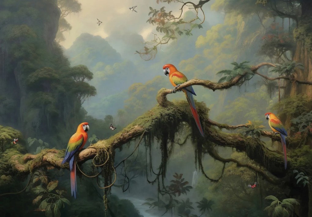 Fototapet - Papagali (147x102 cm)