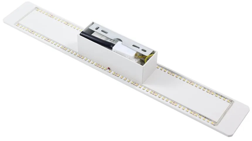 Aplica de perete LED lumina ambientala Zig zag ap d53 2700k, Alba