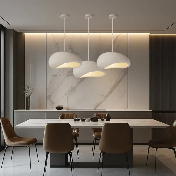 BRILAGI - Lustră pe cablu WABI SABI 1xE27/60W/230V Ø 40 cm albă