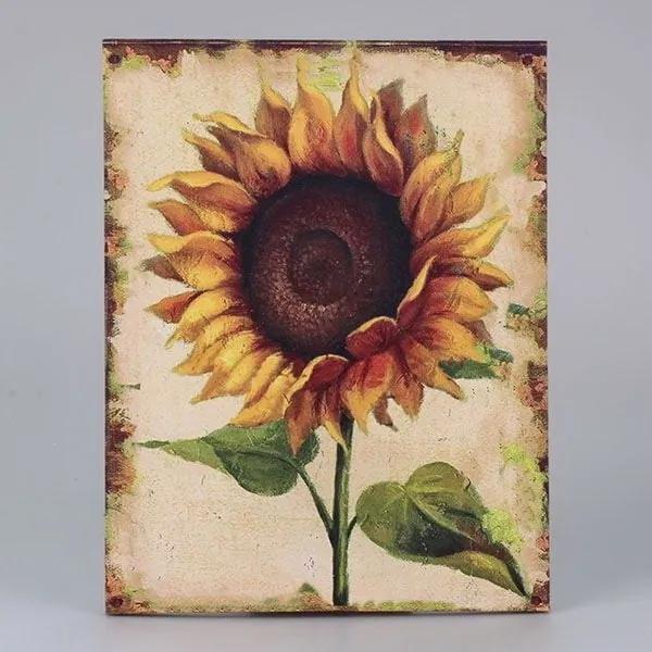 Tablou canvas Dakls Sunflower