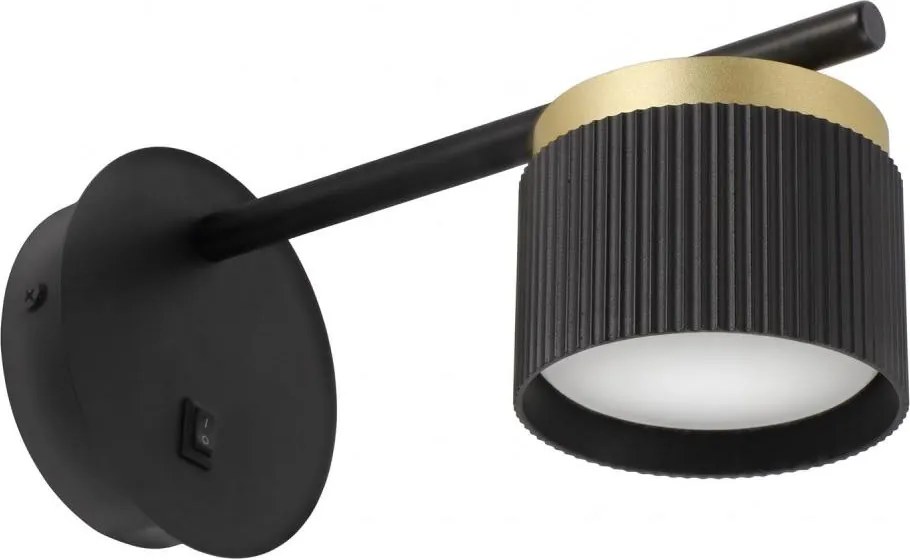 Lampă de perete 1xGX53/35W/230V neagră/aurie