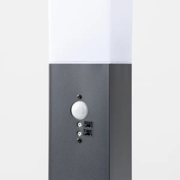 Brilagi - Lampă de exterior cu senzor NOVA 1xE27/15W/230V 40 cm IP44 antracit