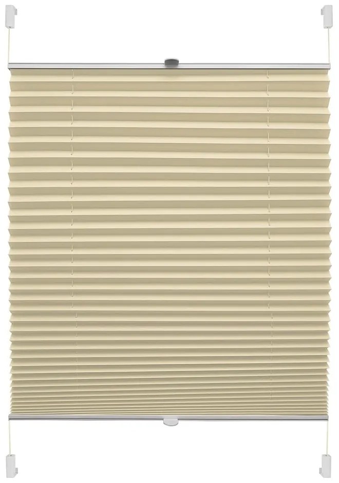 Jaluzea bej 42,5x150 cm Plisé Verona – Gardinia