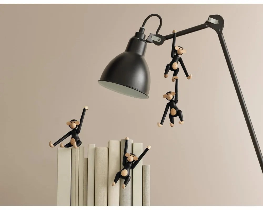 Statuetă din lemn masiv de stejar Kay Bojesen Denmark Monkey Hanging