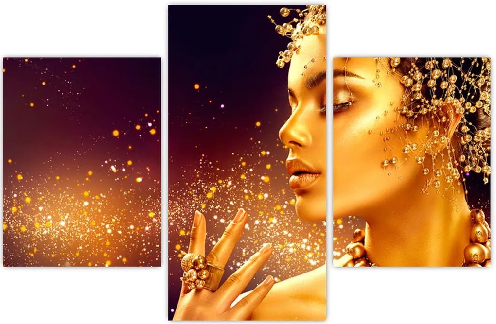Tablou - Regina de aur (90x60 cm)