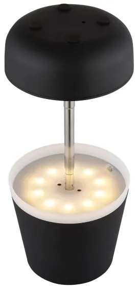 Globo 36638S - Lampă solară LED 10xLED/0,06W/3V IP44 negru