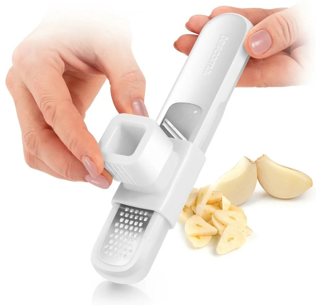 Tescoma Răzătoare pentru usturoi și ghimbir HANDYX-sharp, cu filtru