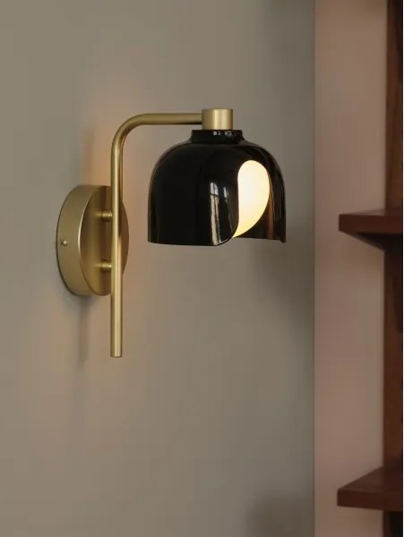 Osram - Lampă de perete DECOR COROLLE 1xG9/20W/230V neagră/aurie