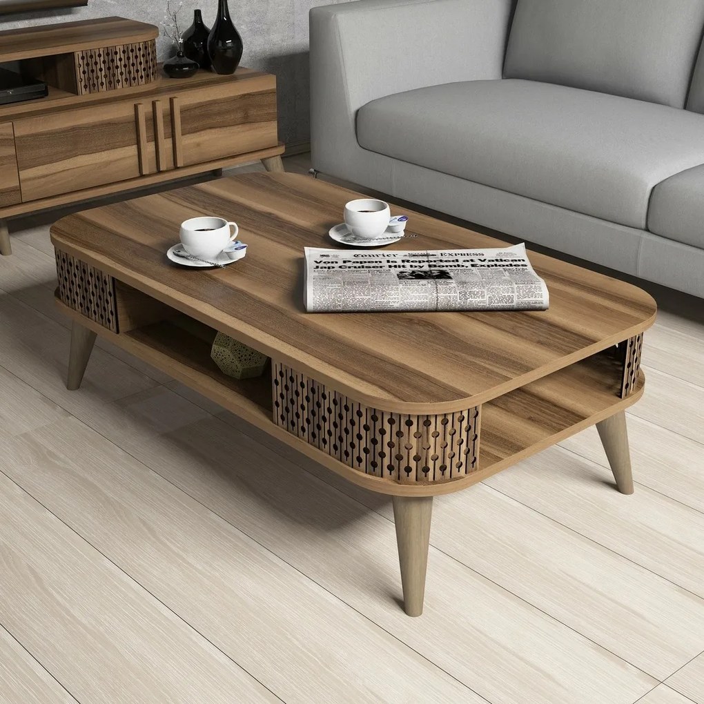 Măsuță de conferință Eylul Walnut