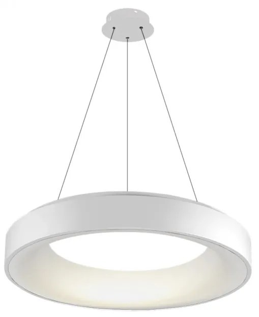 Lustra LED dimabila cu telecomanda SOVANA 45 alba ZZ AZ3436