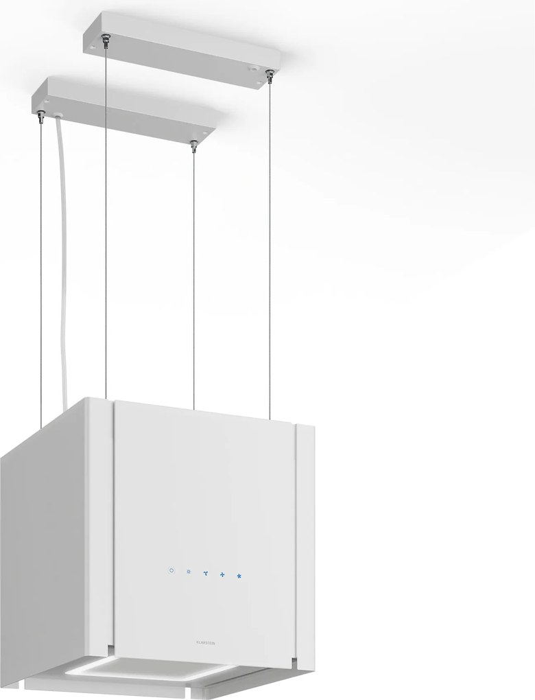 Klarstein Hota Velaire cu funcție de ridicare de 40 cm, Elegant, minimalist, puternic, CEE A++, 601 m³/h