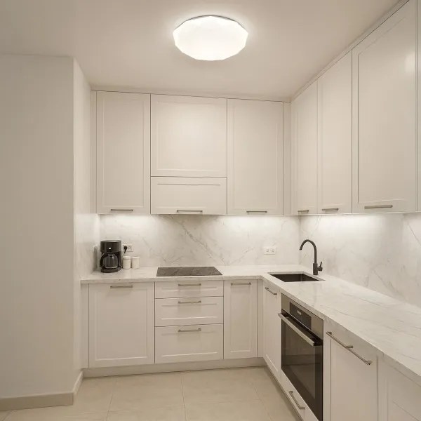 Plafonieră LED dimabilă HEX LED/72W/230V 3000-6000K Ø 50 cm albă + telecomandă