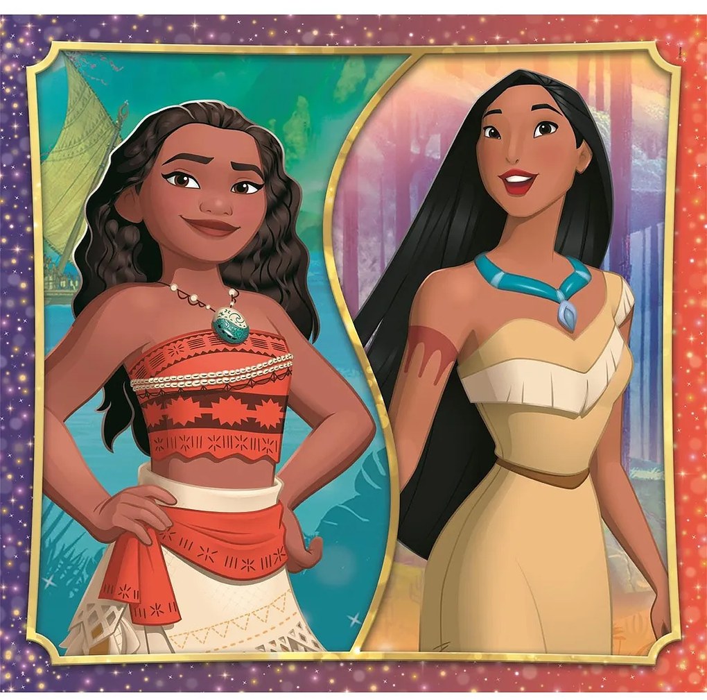 Prințesele Disney Puzzle Clementoni 3x48 piese